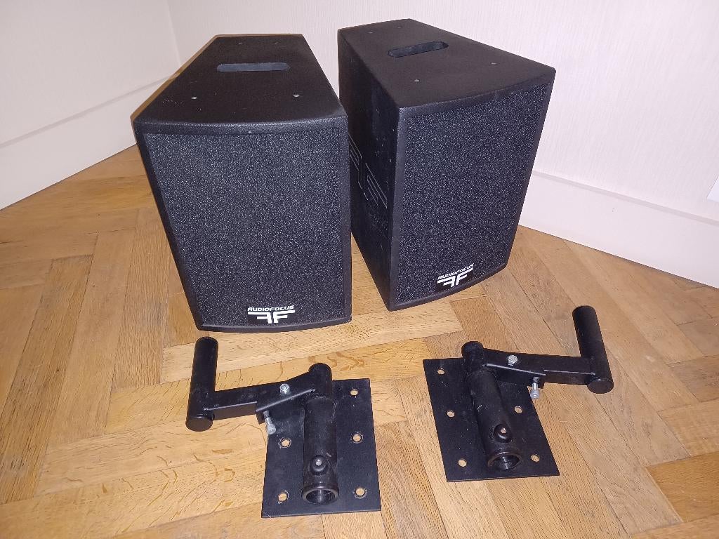 Audio Focus (top + sub) + processeur + Amplificateur, TV, Hi-fi & Vidéo, Enceintes, Autres marques, Comme neuf, Enlèvement, Autres types