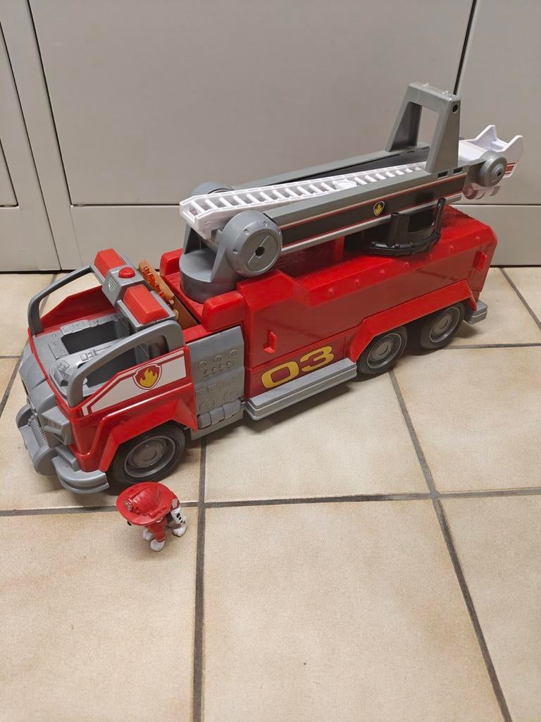Paw Patrol grote brandweerwagen, Ophalen