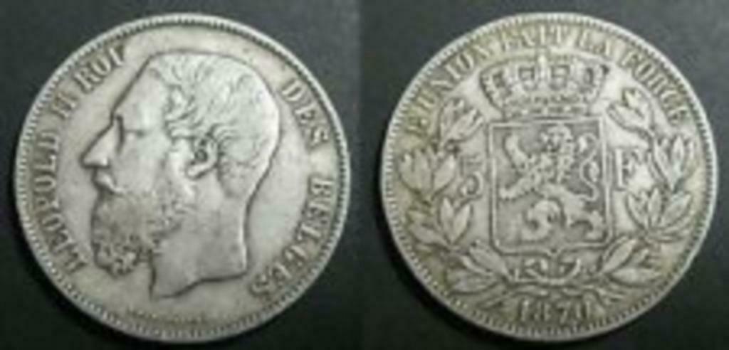 piece monnaie belge 5 franc, Enlèvement ou Envoi, Belgique, Argent