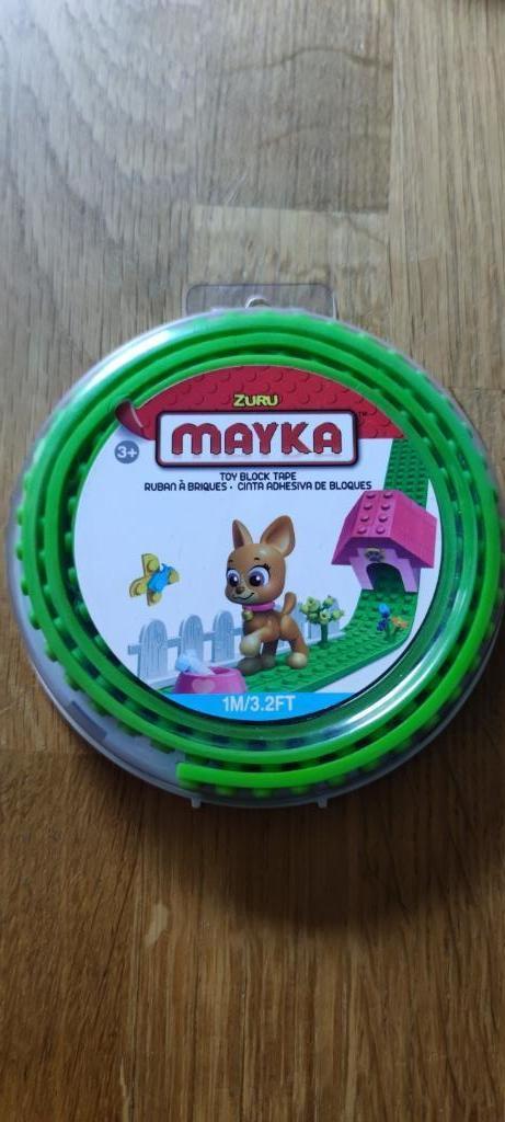 Lego ! Leuke Mayka bouwblokjes tape groen flexibel 2st NEW, Ophalen of Verzenden, Nieuw, Lego