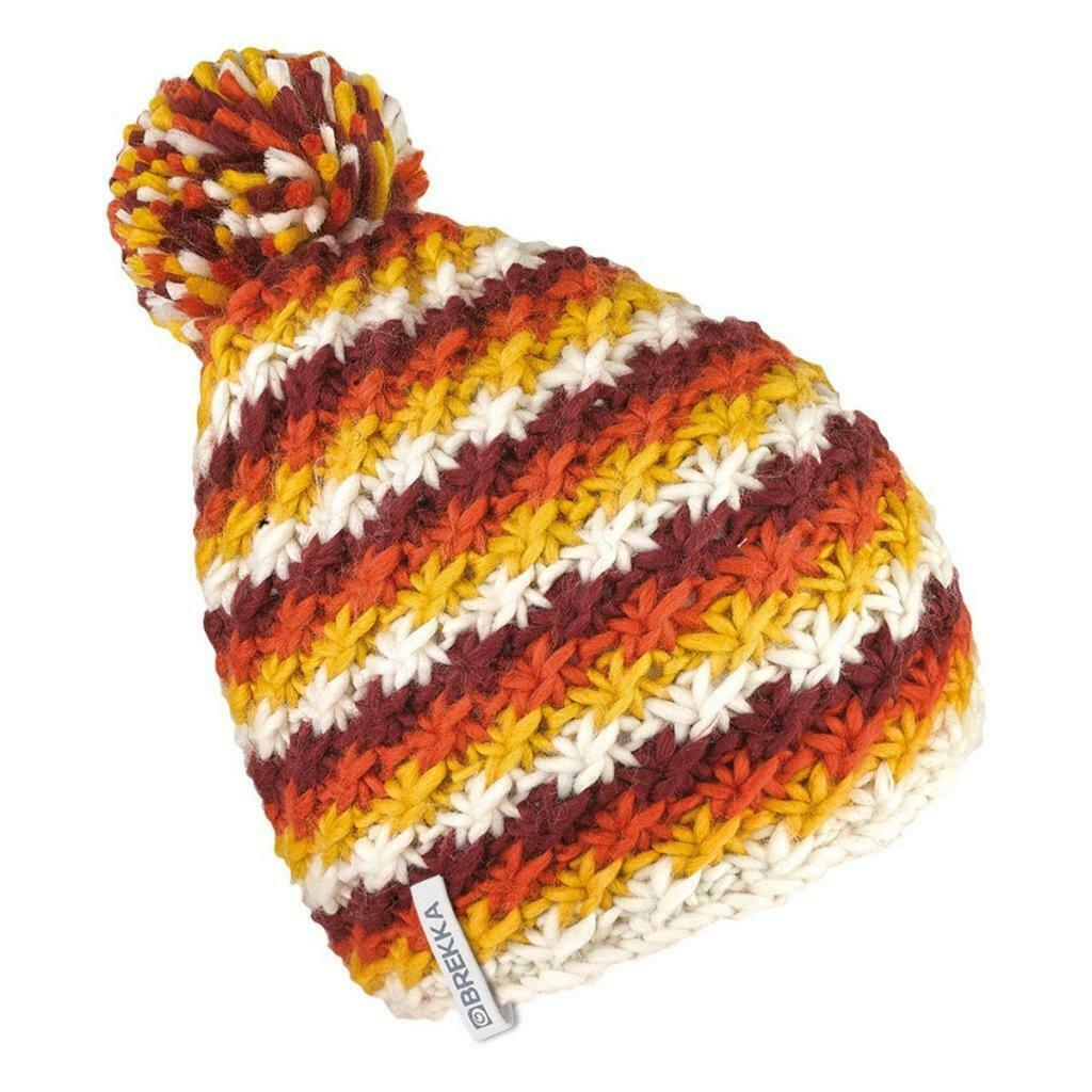 bommelmuts Brekka dames Gipsy Pon Red Rust Muts, Kleding | Dames, Ophalen of Verzenden, Nieuw, Muts