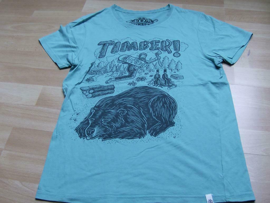 t-shirt groen merk element - maat xs skatemerk, Kleding | Heren, T-shirts, Ophalen of Verzenden, Element, Gedragen, Groen