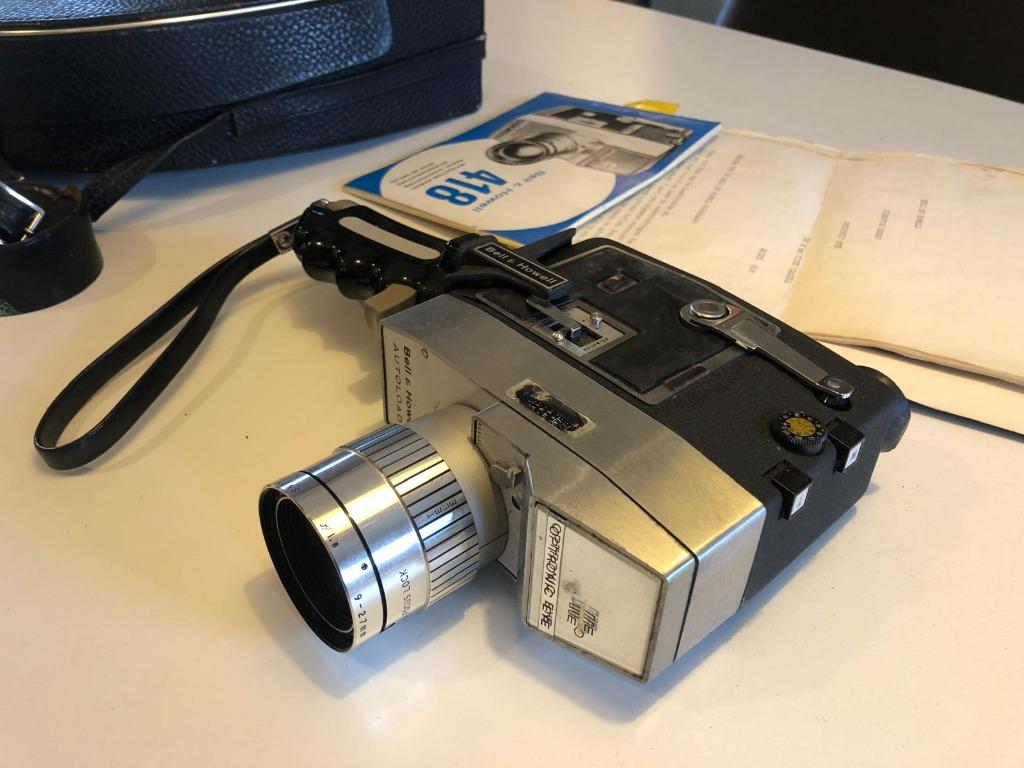 Super 8 Camera Bell & Howell 418 Optronic Eye, Verzamelen, Ophalen of Verzenden, 1960 tot 1980, Filmcamera