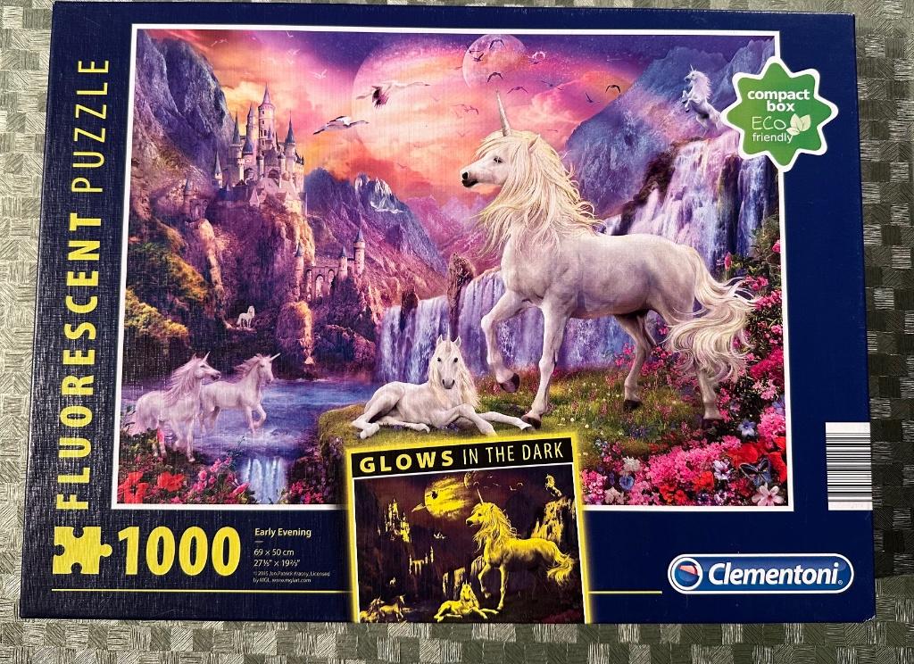 Leuke fantasie puzzel 1000 stukken, Hobby en Vrije tijd, Ophalen, 500 t/m 1500 stukjes, Zo goed als nieuw, Legpuzzel