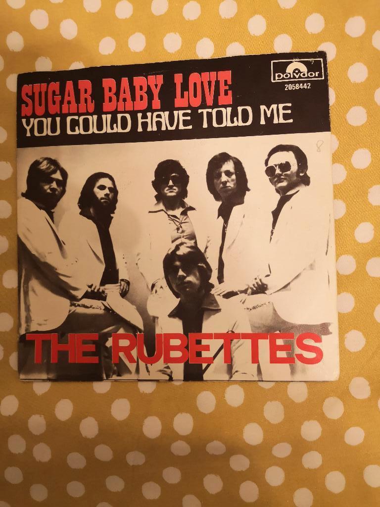 SingleTHE RUBETTES SUGAR BABY LOVE (post gratuit), Enlèvement ou Envoi, Comme neuf, Pop