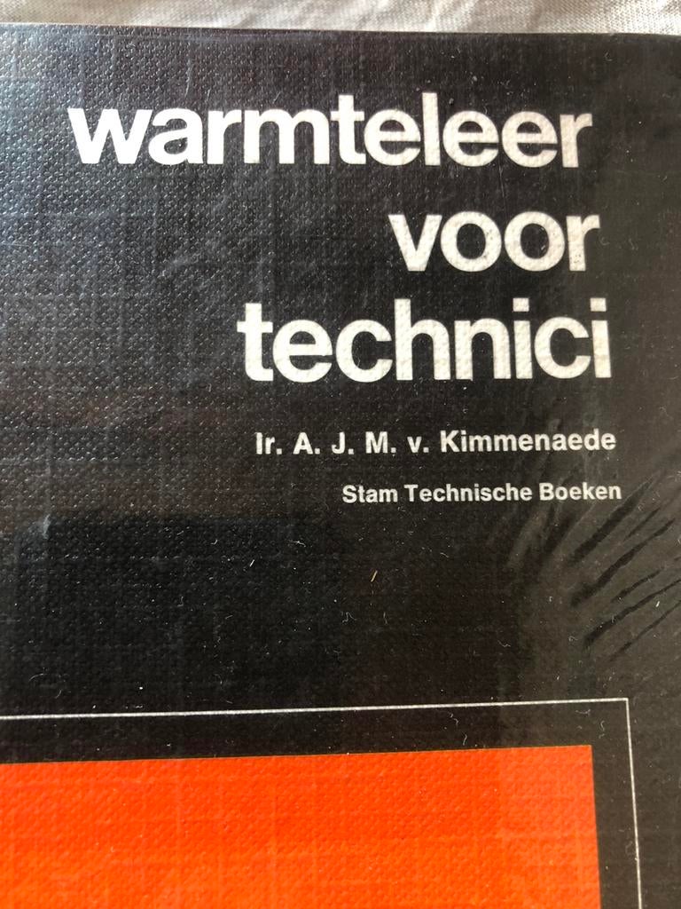 Warmteleer voor technici - v Kimmenaede, Boeken, Ophalen of Verzenden, Gelezen, M v Kimmenaede