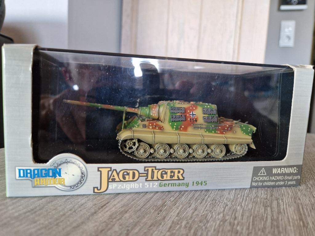 Dragon Armor 60013 JagdTiger Henschel char panzer tank, Enlèvement ou Envoi, Armée de terre, Miniature ou Figurine
