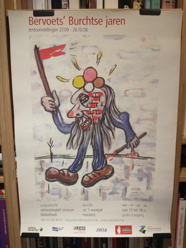 Fred Bervoets' Burchste Jaren 2008 affiche, Ophalen of Verzenden, Gebruikt