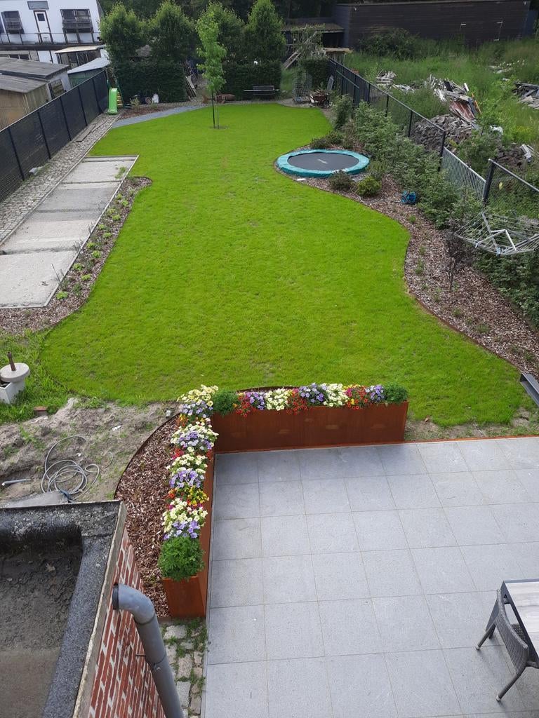 Cortenstaal afboording, Tuin en Terras, Ophalen of Verzenden, Rond