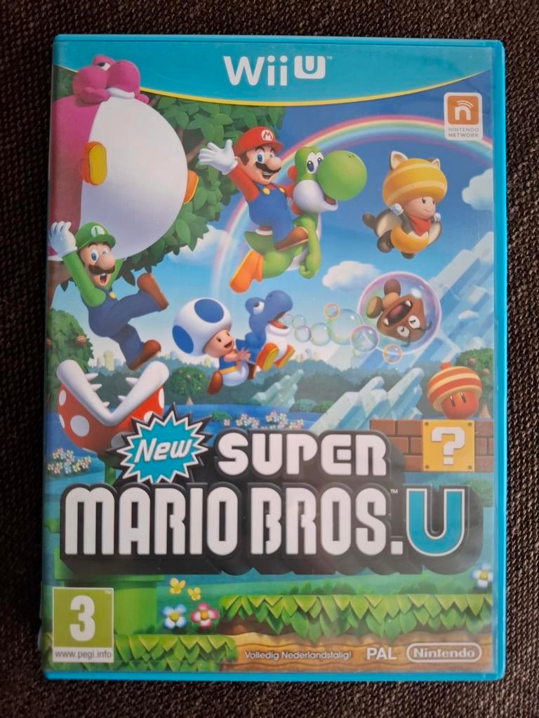 WiiU New Super Mario Bros (compleet), Ophalen of Verzenden, Zo goed als nieuw