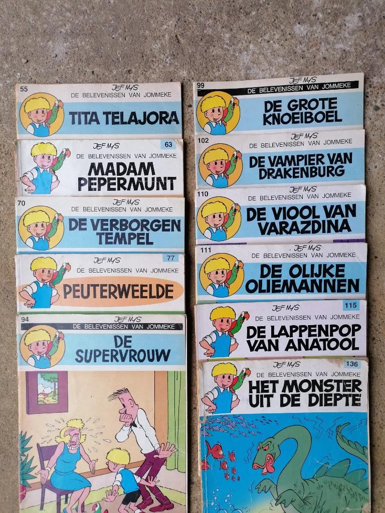 Jommeke, Meerdere stripboeken, Ophalen, Gelezen, Jef Nys