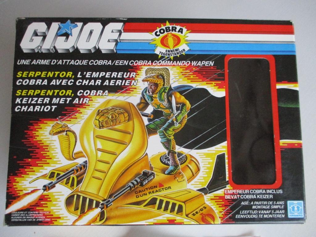 GI JOE SERPENTOR v1 '1986 + Air chariot, Verzamelen, Ophalen of Verzenden, Zo goed als nieuw