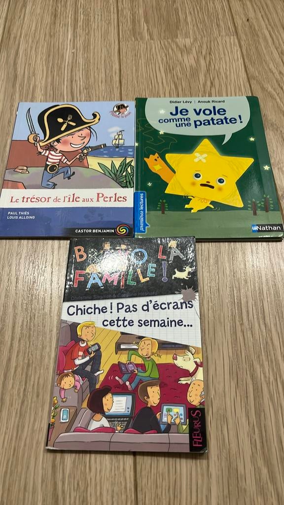 Lot de 3 livres pour premières lectures, Livres, Enlèvement ou Envoi