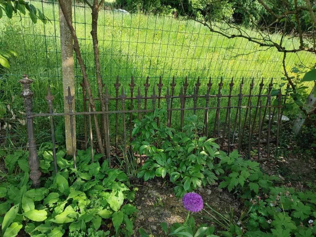 Barrières anciennes  en fonte, Enlèvement