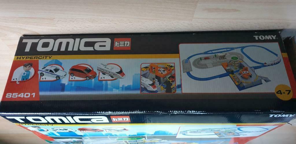 Tomeco lego treinstation, Ophalen, Zo goed als nieuw, Complete set, Lego