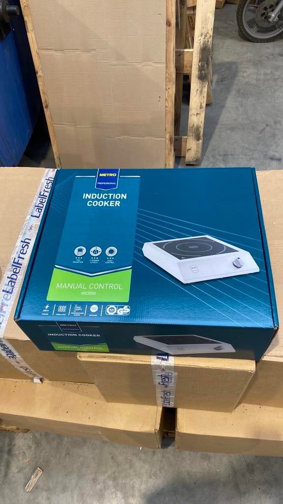 Inductie Kookplaat, Ophalen, Nieuw, 3 kookzones of minder, Energieklasse A of zuiniger