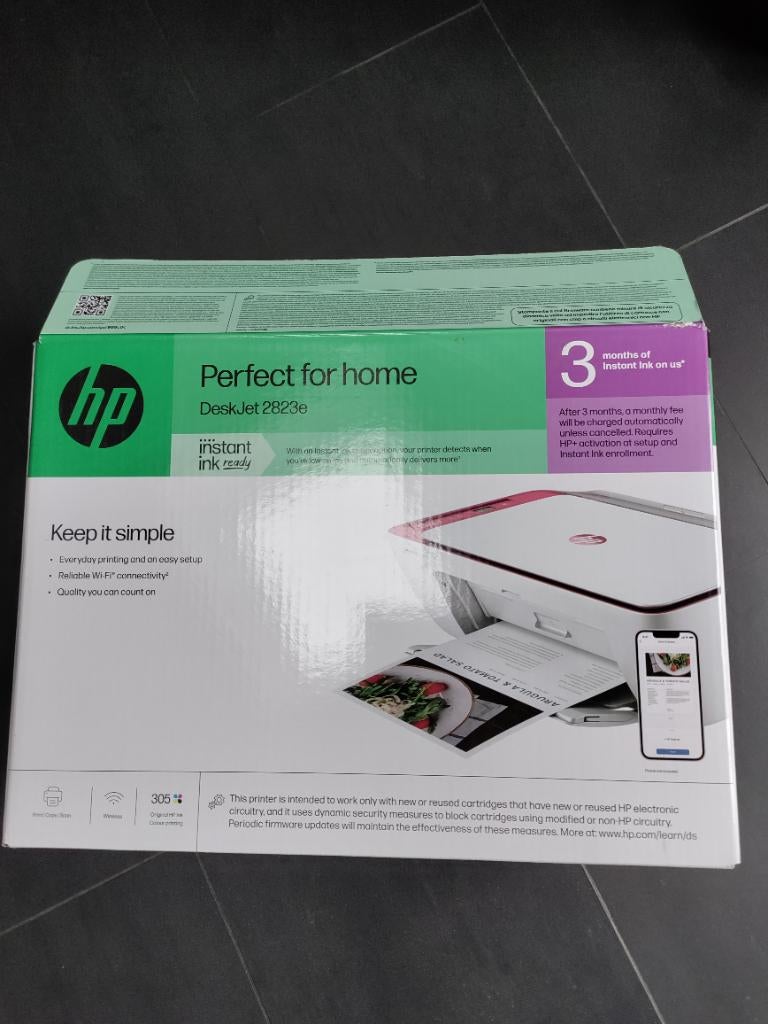 HP DESKJET PRINTER 2823e, All-in-one, Enlèvement, Imprimante laser, HP printer