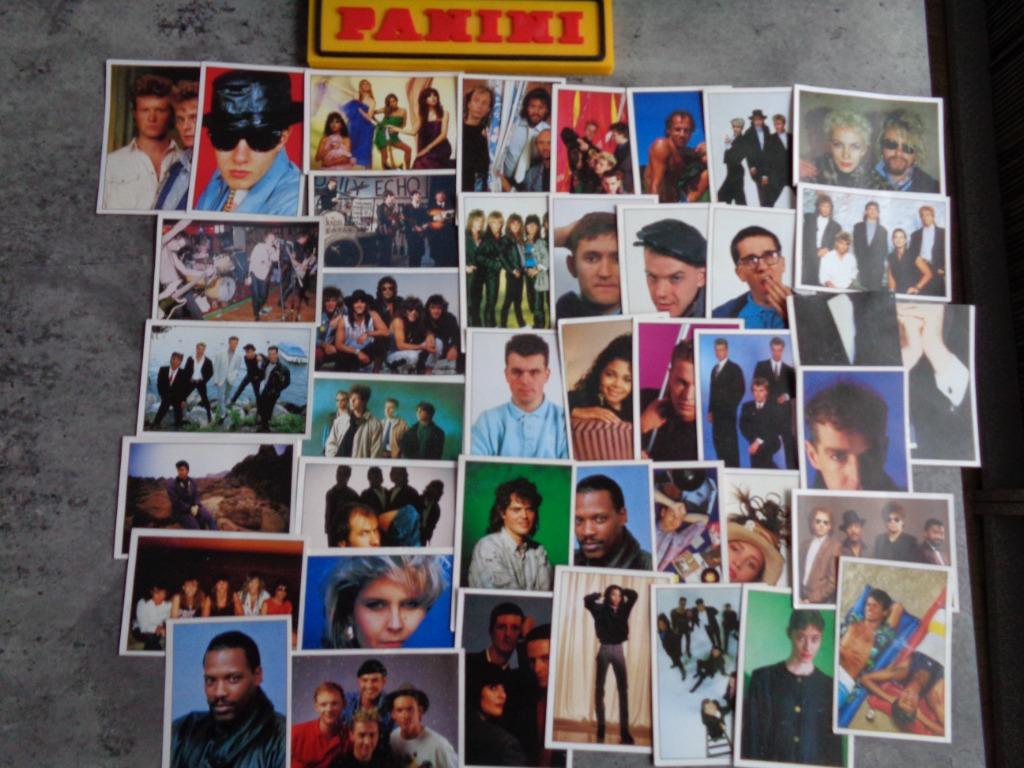 PANINI STICKERS SMASH HITS COLLECTION 1988  40X POP STERREN, Verzenden