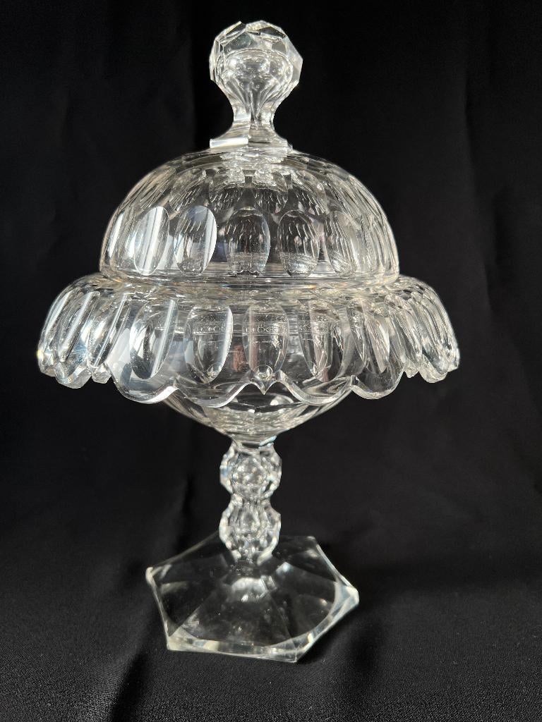 Coupe et housse Val Saint Lambert, XIXe siècle, Enlèvement ou Envoi