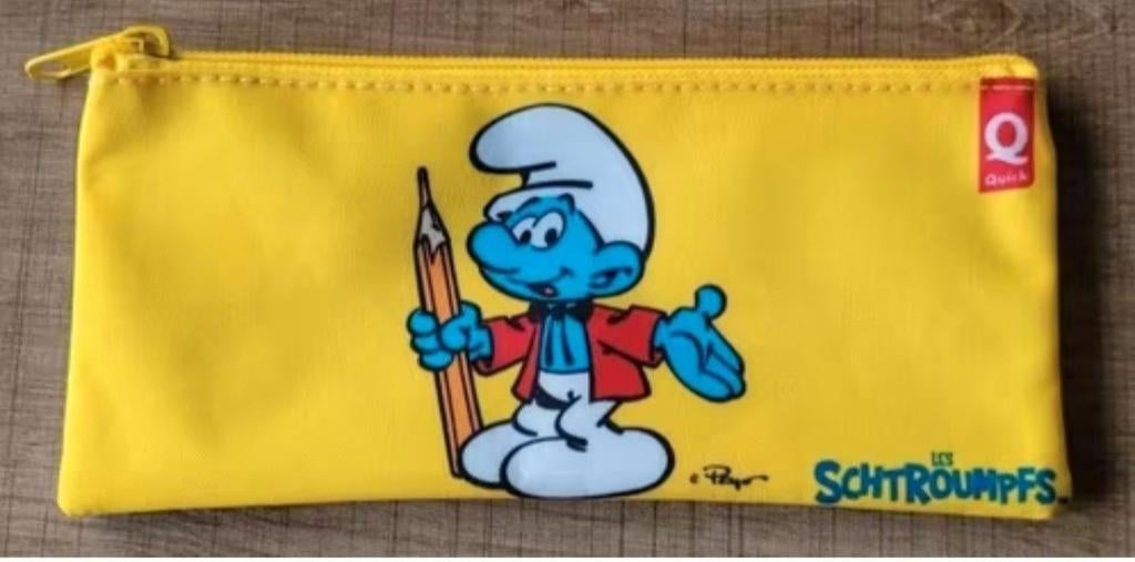 De Smurfen: pennenzak/ tasje/ etui, Verzamelen, Ophalen of Verzenden, Smurfen, Zo goed als nieuw, Gebruiksvoorwerp