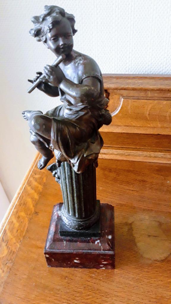 Auguste Moreau Bronze Sculpture of Girls, Envoi, Utilisé, Autres types