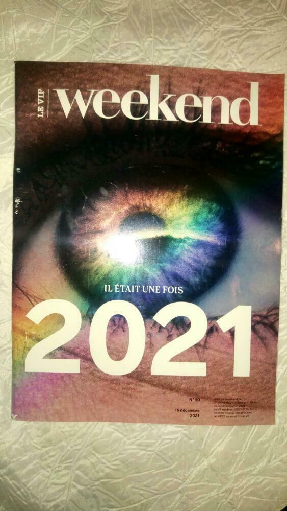 Revue le vif Weekend n50 16 decembre 2021, Livres, Journaux & Revues, Enlèvement ou Envoi, Comme neuf