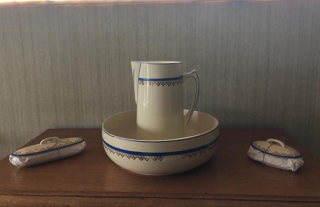 Vintage wastafelbekleding voor de badkamer, Antiek en Kunst, Ophalen