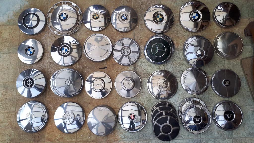 Enjoliveur chromé BMW-Volvo-Saab-Opel-Fiat-Simca-Lada-Vauxha, Autos : Pièces & Accessoires, Enlèvement ou Envoi, Utilisé, BMW