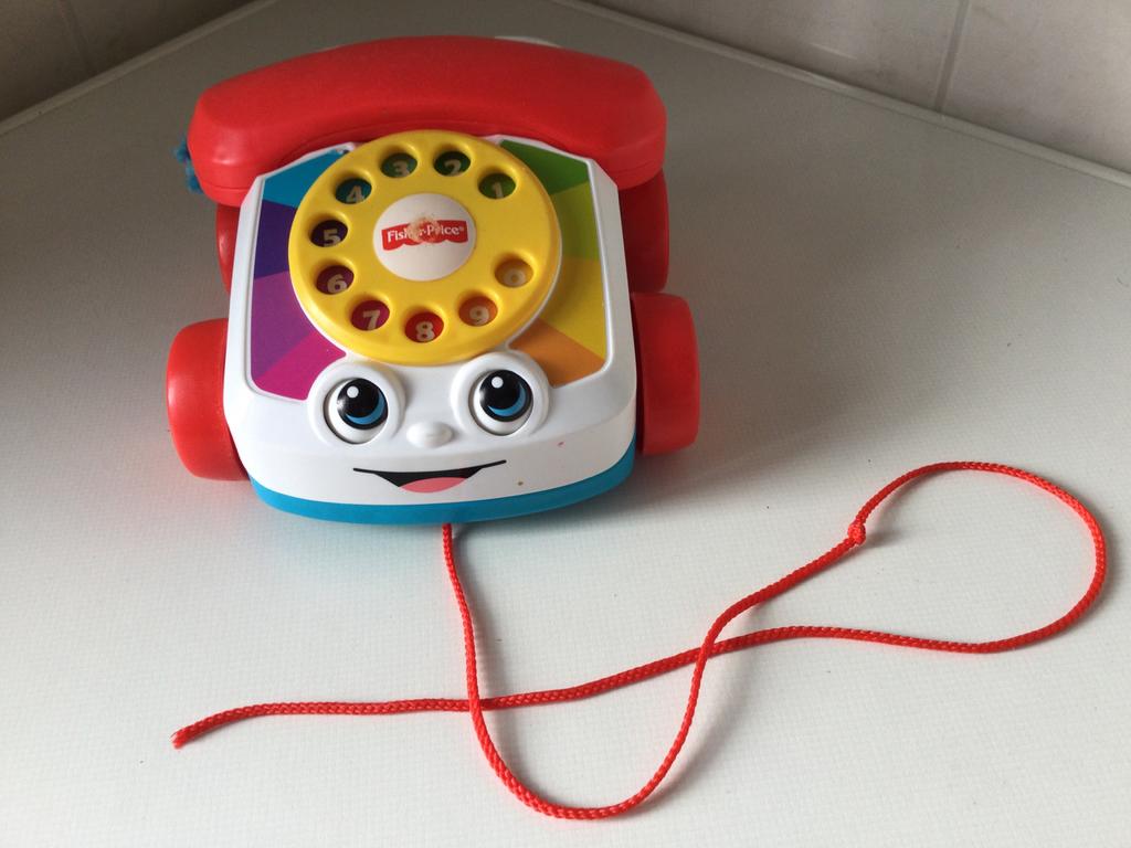 Fisher-price telefoon, Kinderen en Baby's, Speelgoed | Fisher-Price, Ophalen of Verzenden, Gebruikt