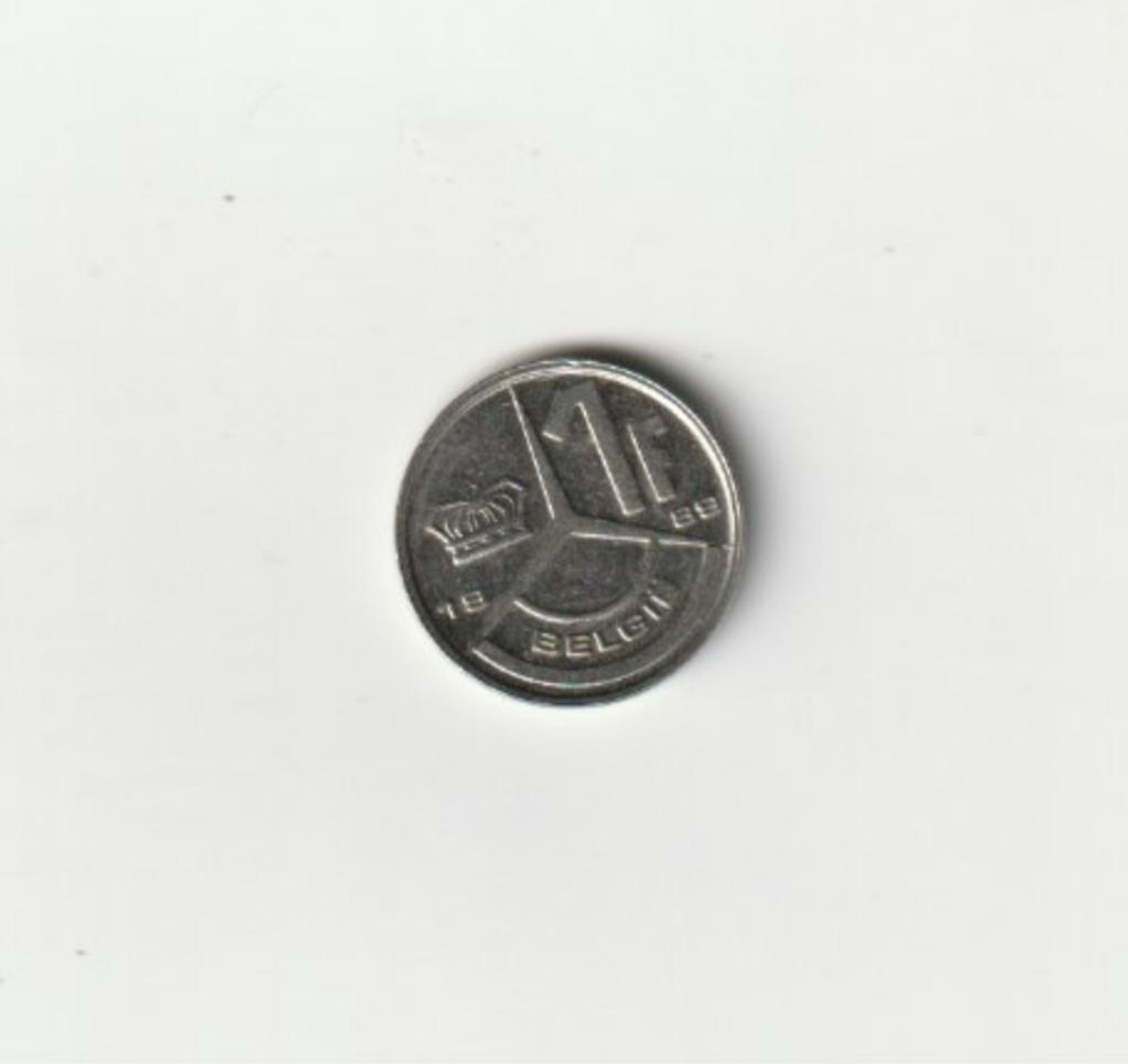 BELGIE BELGIUM BAUDOUIN 1 FRANK 1989 NL, Ophalen of Verzenden, Setje