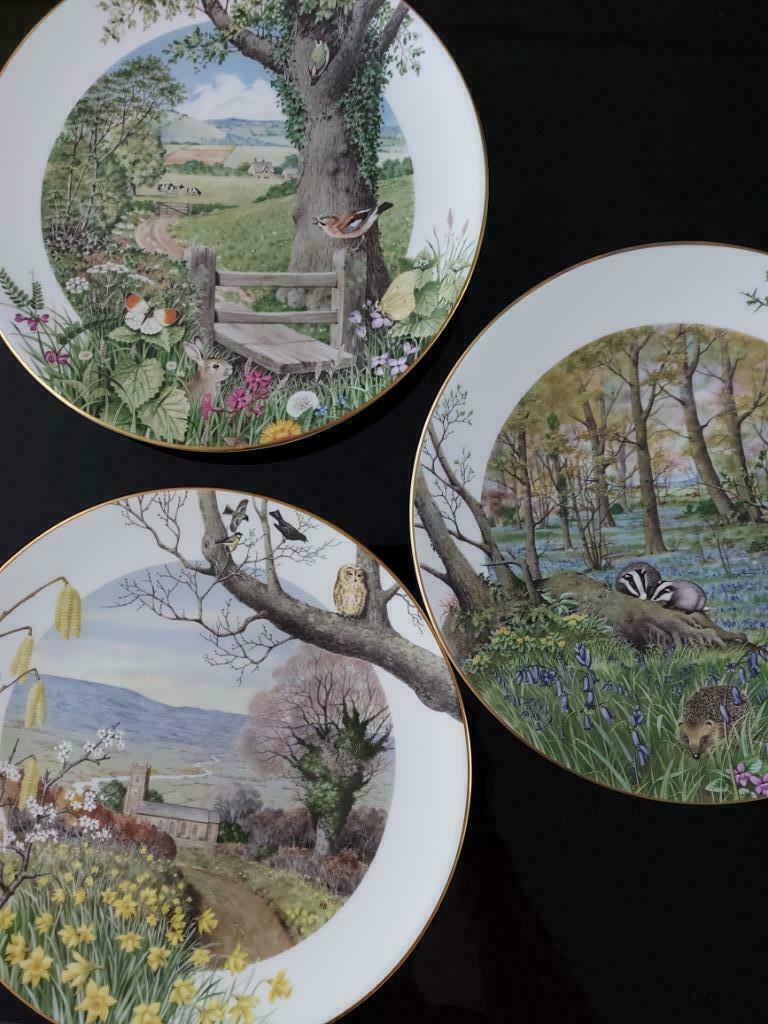 BORDEN PORSELEIN  'HET LANDELIJK JAAR', Antiquités & Art, Enlèvement