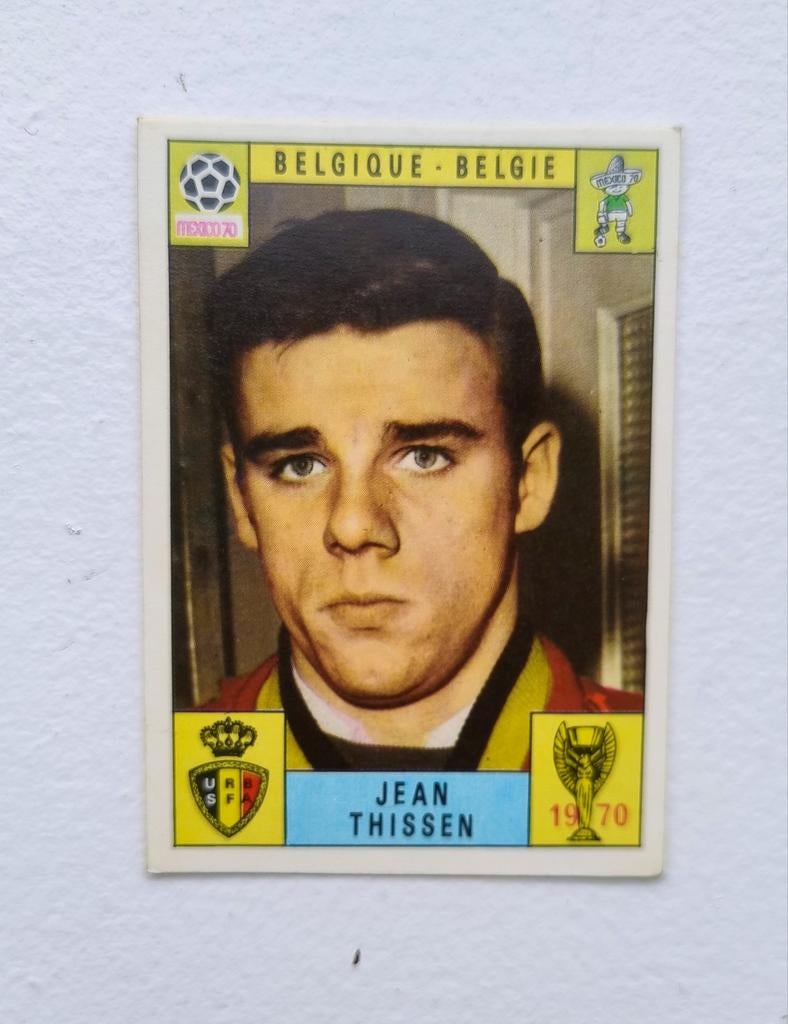 Panini Mexico 70: Belgium Jean Thissen, Ophalen of Verzenden, Zo goed als nieuw