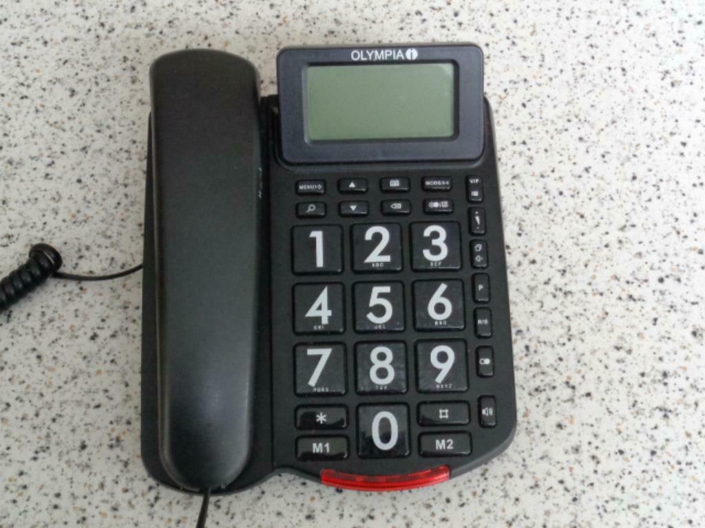 Telefoon met Grote Toetsen ( optisch & akoestisch signaal ), Telecommunicatie, Vaste telefoons | Niet Draadloos, Ophalen of Verzenden