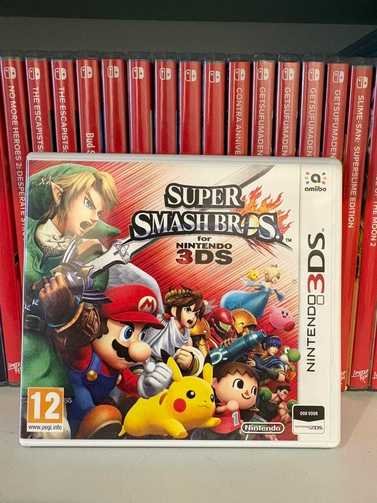 Doosje + Boekjes Super Smash Bros (3DS), Ophalen of Verzenden