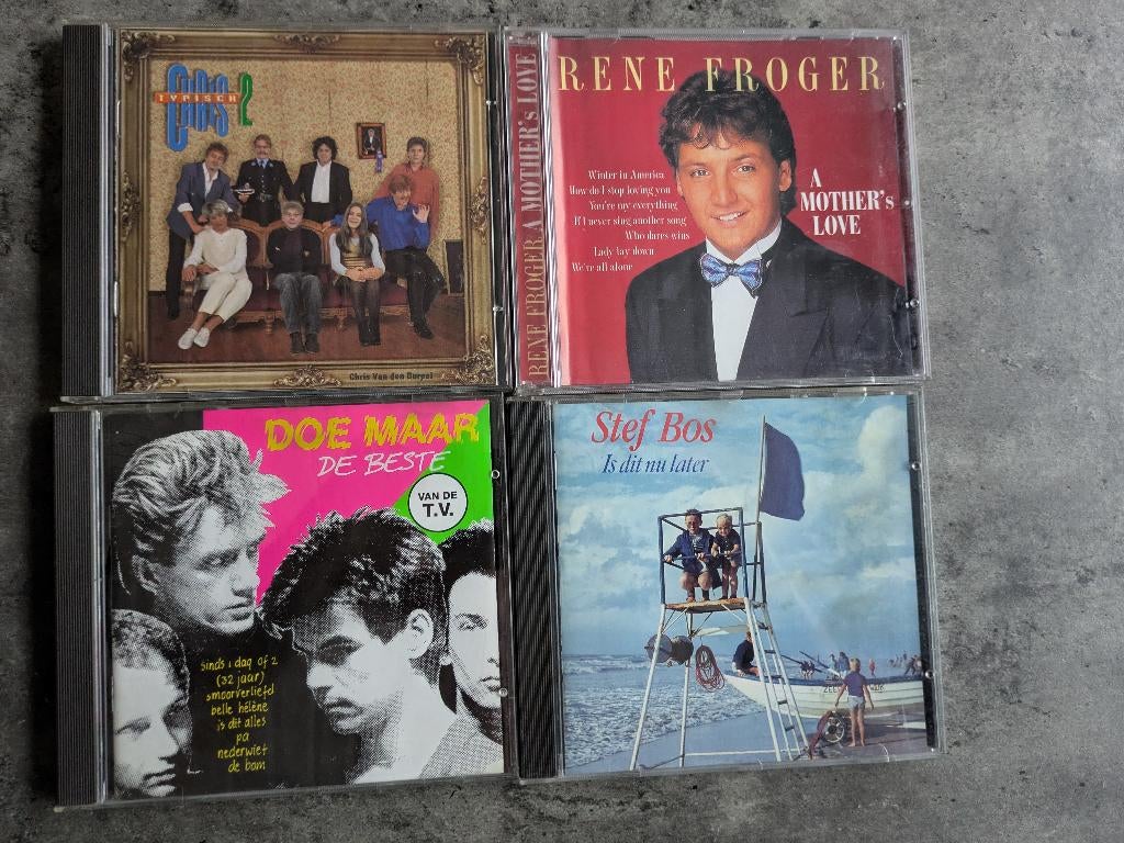 CD MUZIEK CEEDEES 4X  RENE FROGER STEF BOS  DOE MAAR CHRIS2, Cd's en Dvd's, Ophalen of Verzenden, Zo goed als nieuw