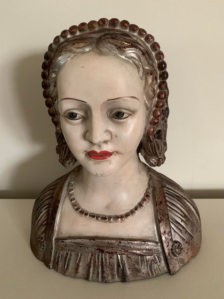 Brocante decoratief beeld, Huis en Inrichting, Ophalen of Verzenden, Zo goed als nieuw