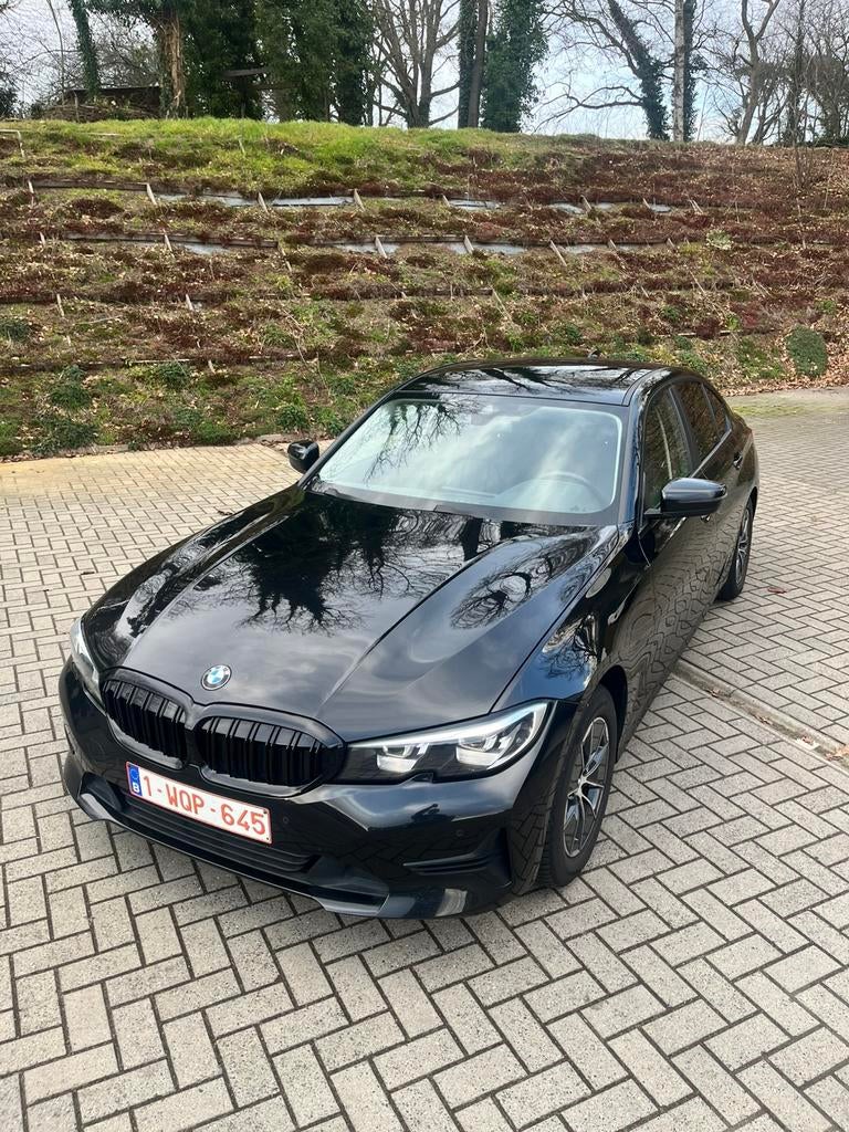 Bmw 316d, Auto's, 4 deurs, Achterwielaandrijving, Zwart, Leder