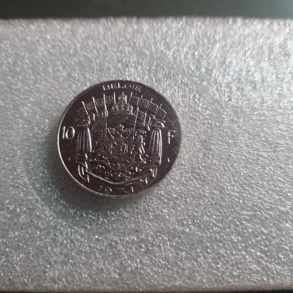 Pièces de monnaie 10 franc Belgique, Postzegels en Munten, Munten | België, Ophalen of Verzenden, Losse munt