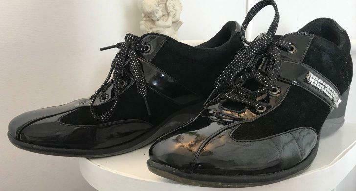 Sleehak, Azalea, (Rome), maat 39, Gedragen, Zwart, Sportschoenen