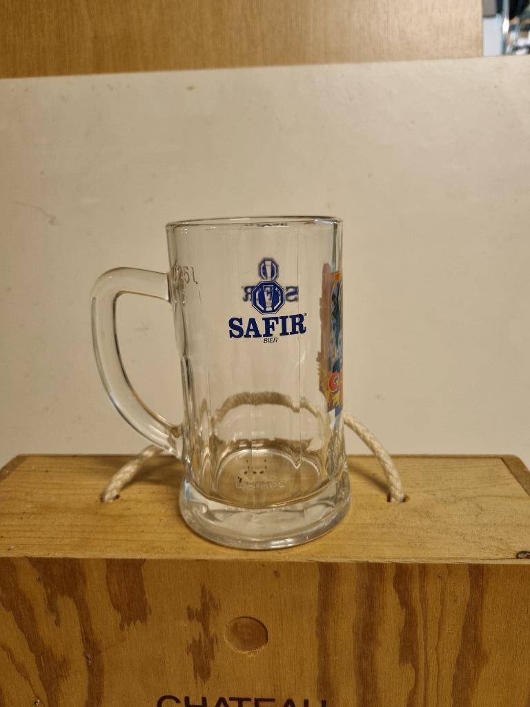 Exclusief bierglas Aalst Carnaval 1999 SAFIR, Enlèvement, Neuf, Verre à bière