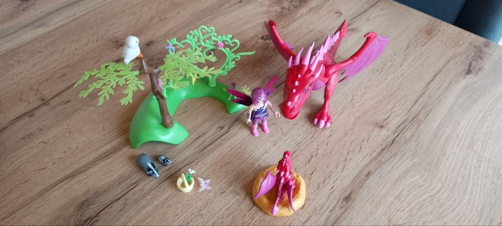 Playmobil Draken met mama en 2 baby draakjes en hun nest, Ophalen, Zo goed als nieuw