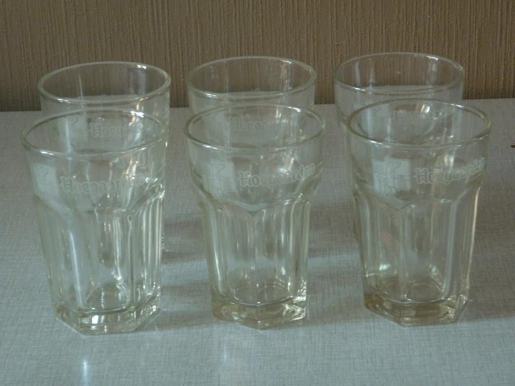 6 Hoegaarden Glazen, Neuf, Verre ou Verres, Enlèvement ou Envoi, Verre