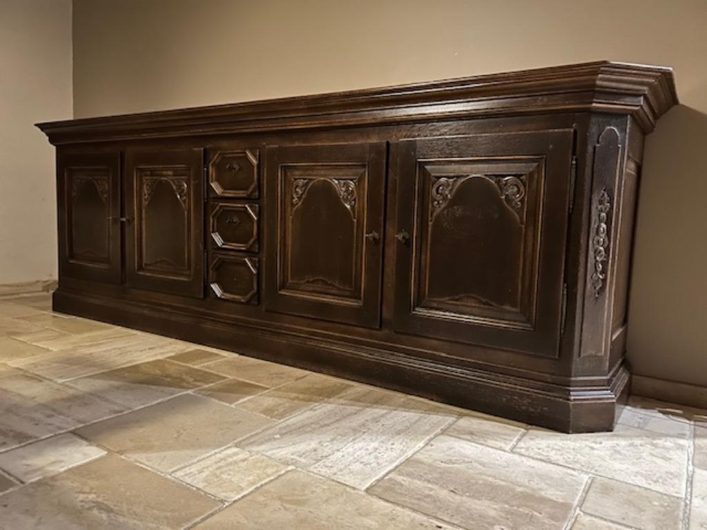 Buffet Ebeno, Kopie antiek, 200 cm ou plus, Avec tablette(s), Enlèvement