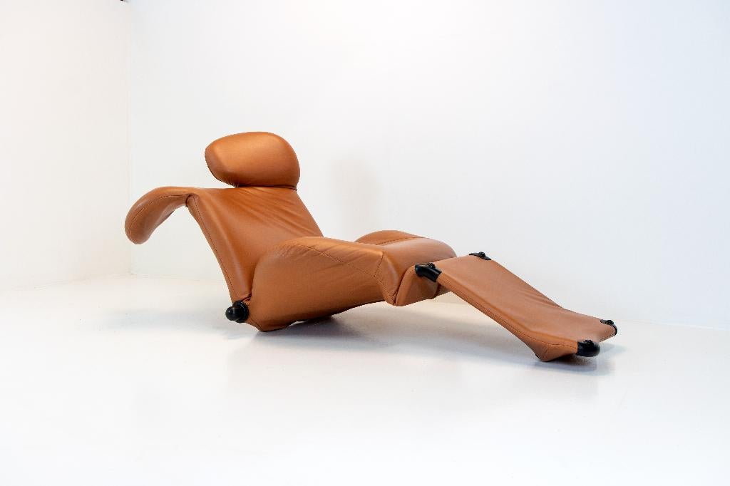 Fauteuil Cassina 111 Wink — par Toshiyuki Kita, Enlèvement ou Envoi, Comme neuf, Cuir, Design