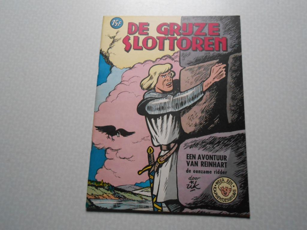 ridder reinhart 7 De grijze slottoren 1962 1 ste druk., Boeken, Eén stripboek, Nieuw, Rik Clément, Ophalen of Verzenden