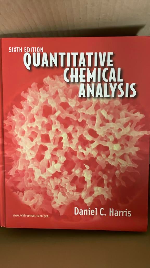 Quantitative chemical analysis 6th es, Boeken, Ophalen, Zo goed als nieuw