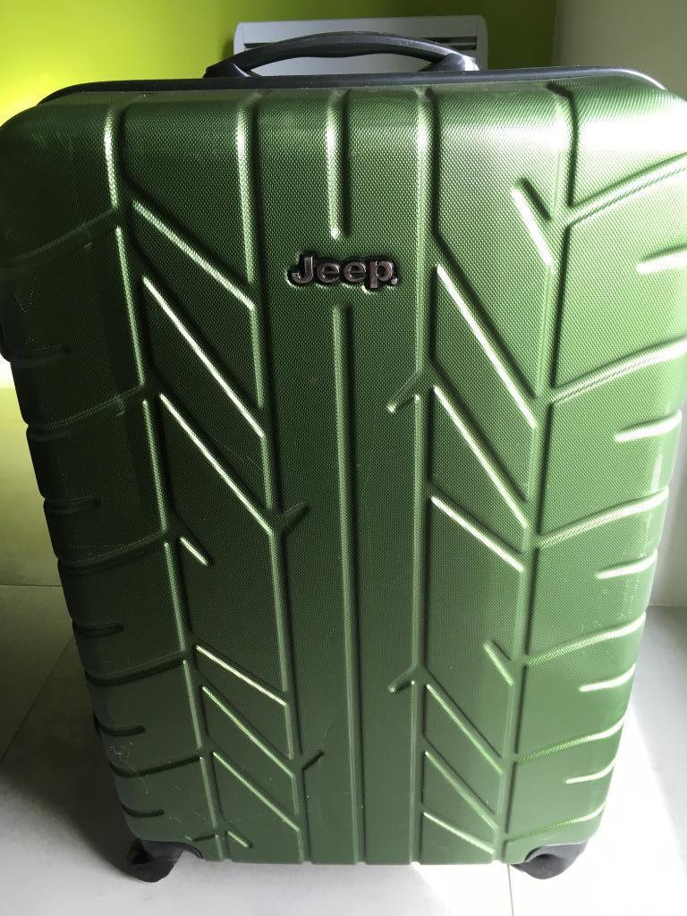 Grande valise JEEP, 70 cm ou plus, Plastique dur, Enlèvement, Utilisé
