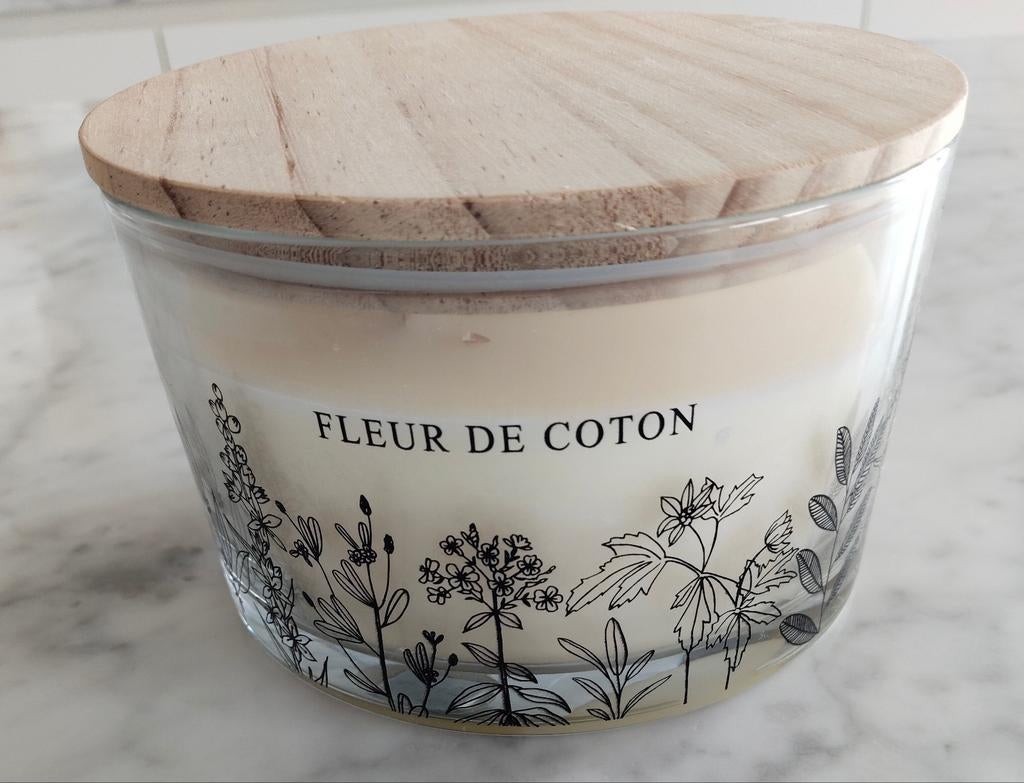 Bougie parfumée en coton, Maison & Meubles, Enlèvement, Neuf