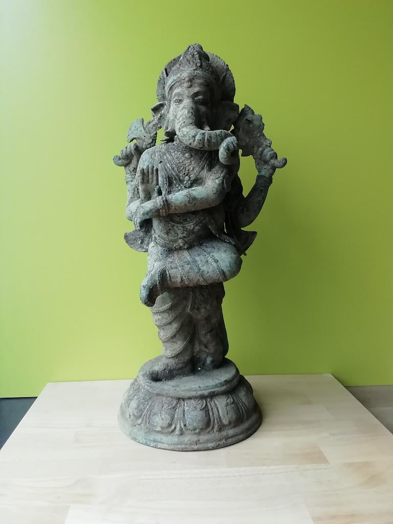 · Bronzen beeld van Ganesh/ Ganapati/Azië/India/69 cm, Ophalen of Verzenden, Nieuw