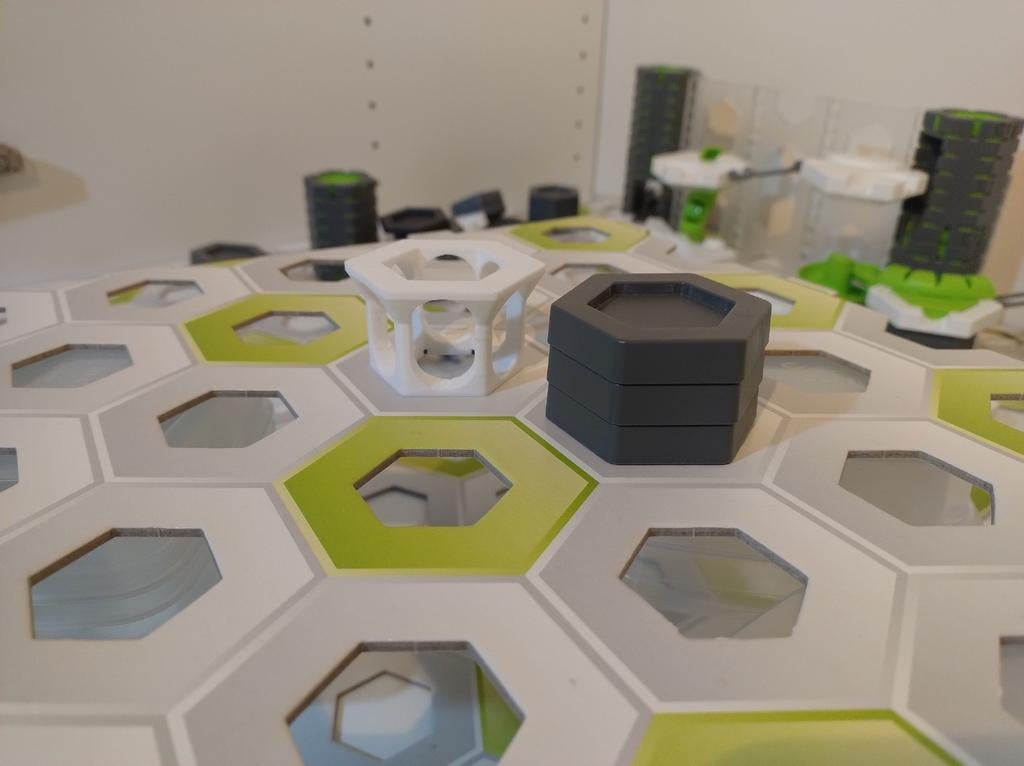 Gravitrax 3d print- hoogte blok toren van Pisa, 3 blokjes, Hobby en Vrije tijd, Overige Hobby en Vrije tijd, Nieuw, Ophalen